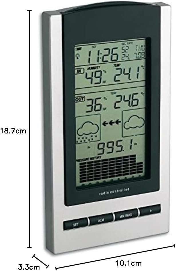 Funk-Wetterstation Gaia, schwarz