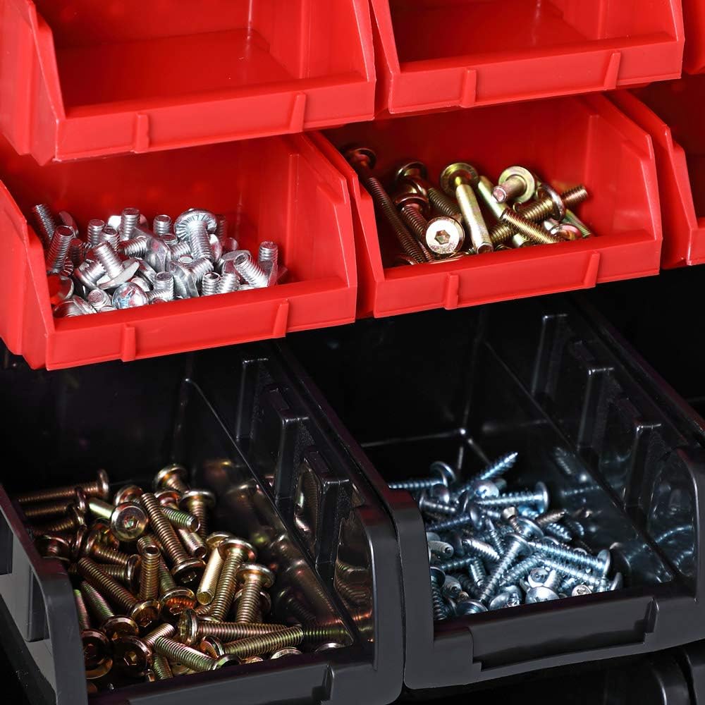 Wandregal, Stapelboxen 32 tlg.