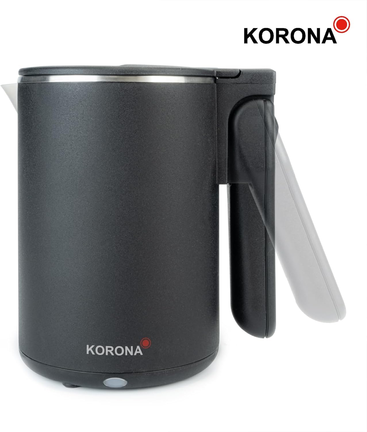 Reisewasserkocher, 0.6 Liter Schwarz