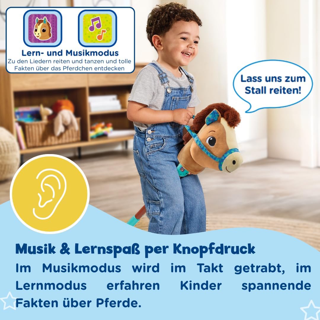 Interaktives Steckenpferd Galoppier-mit-Mir-Pferd