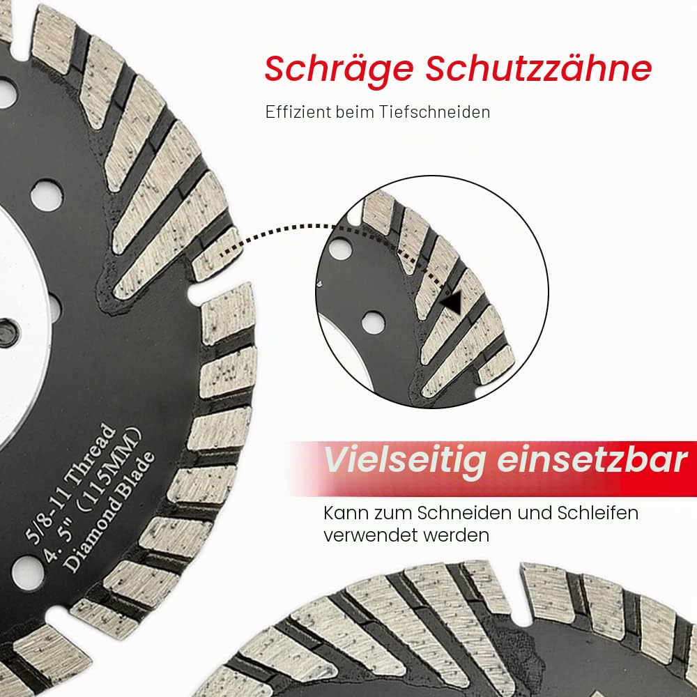 Diamant Trennscheiben-Set, 2 125mm