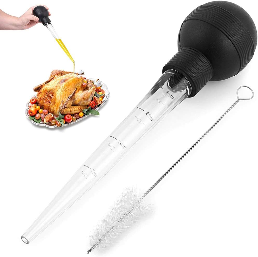 Küchenpipette mit Skalenpumpe und Bürste