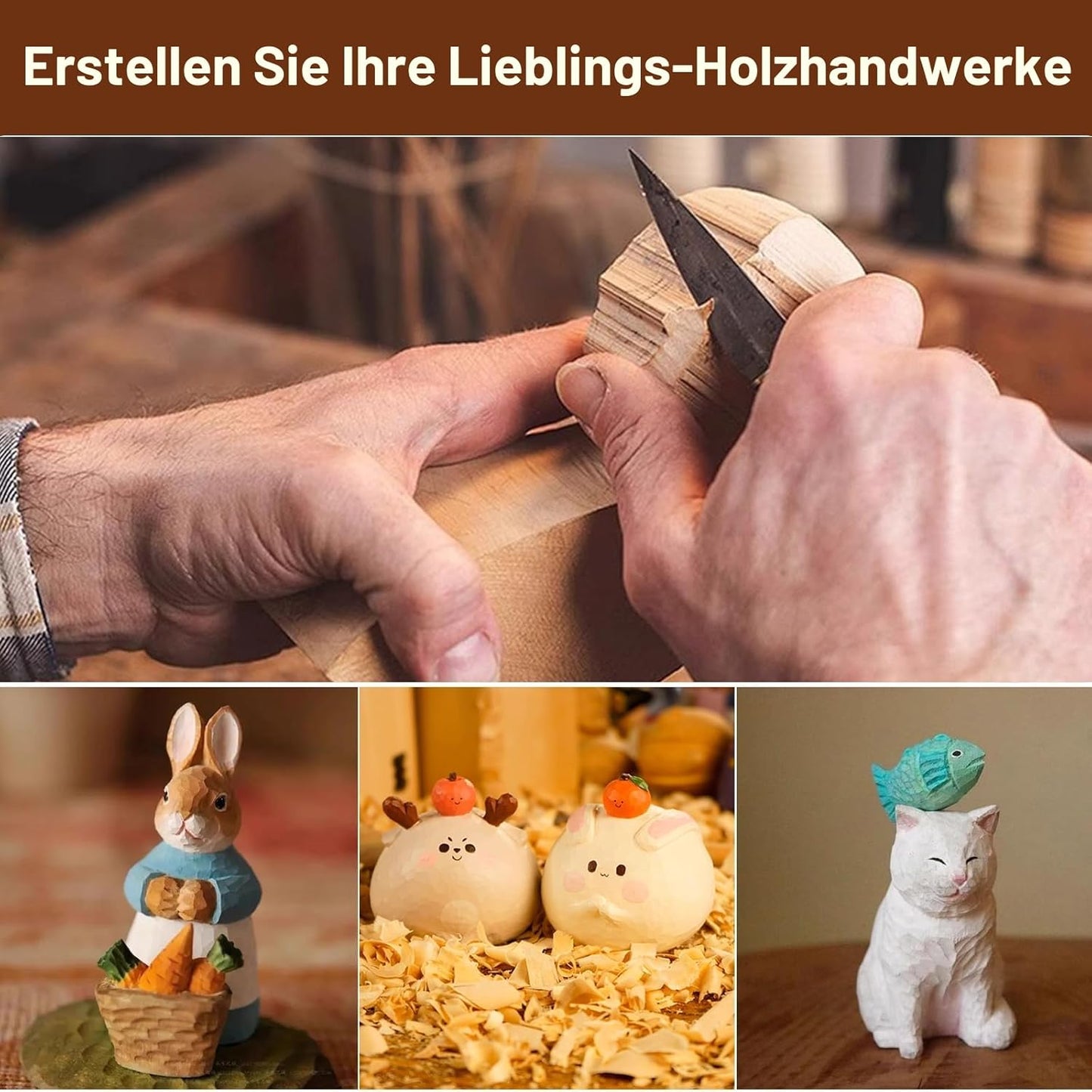 Schnitzwerkzeug-Set für Kinder