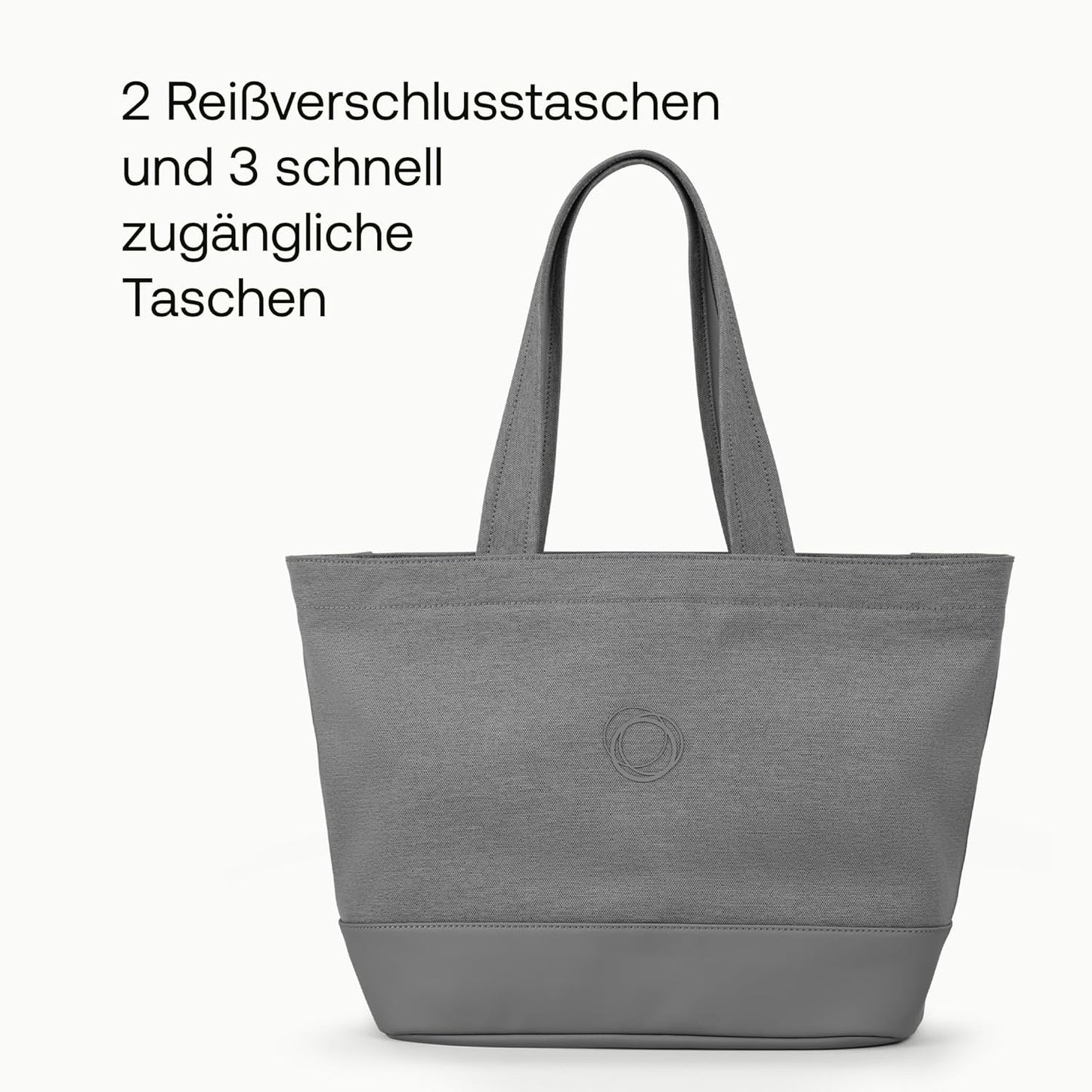 Wickeltasche, Moon Grey