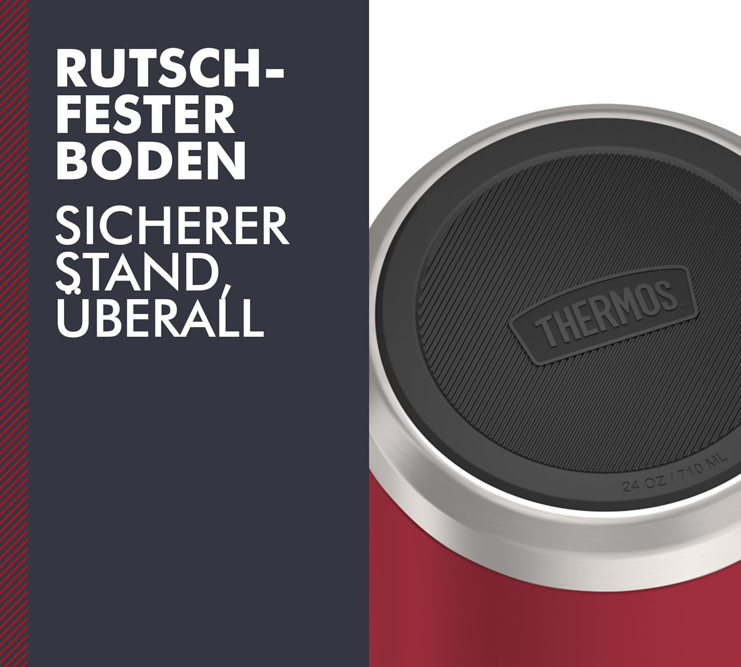 Thermobehölter King, 710 ml Rot / Wild Berry Mat