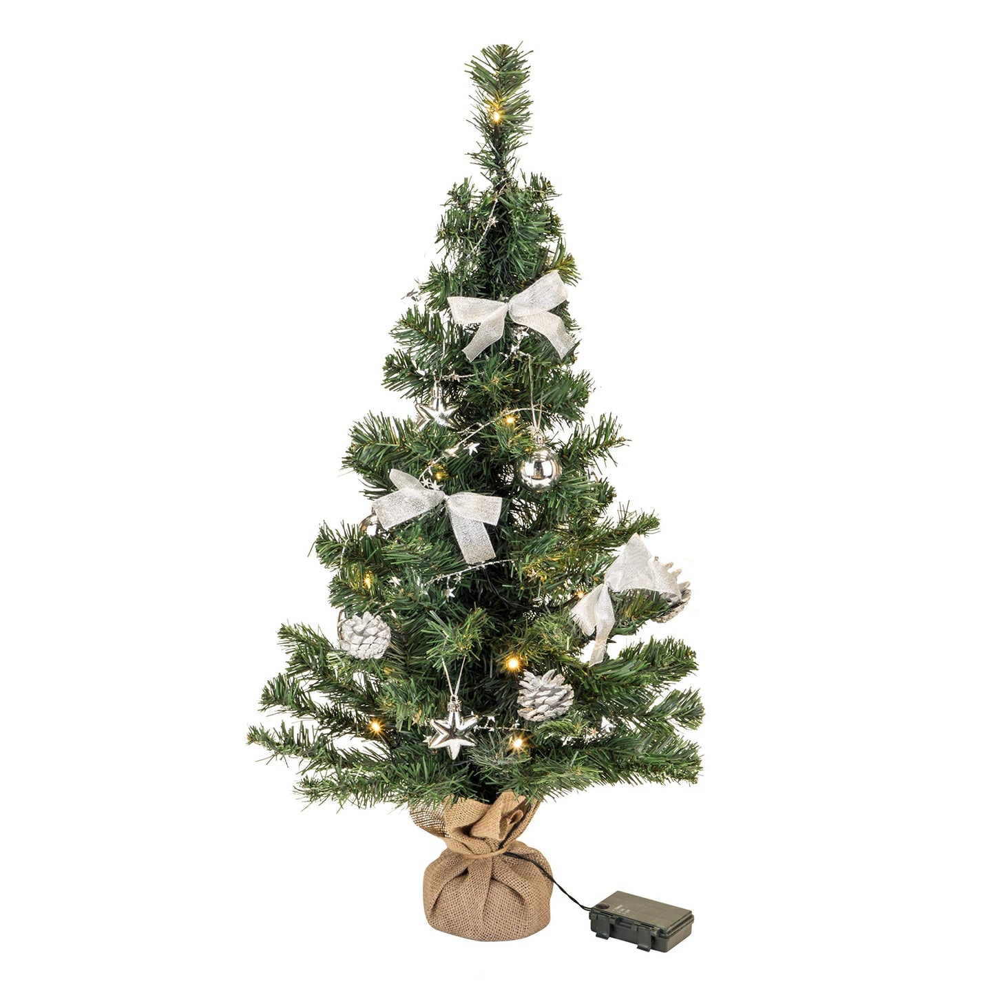 Künstlicher Weihnachtsbaum, Silber