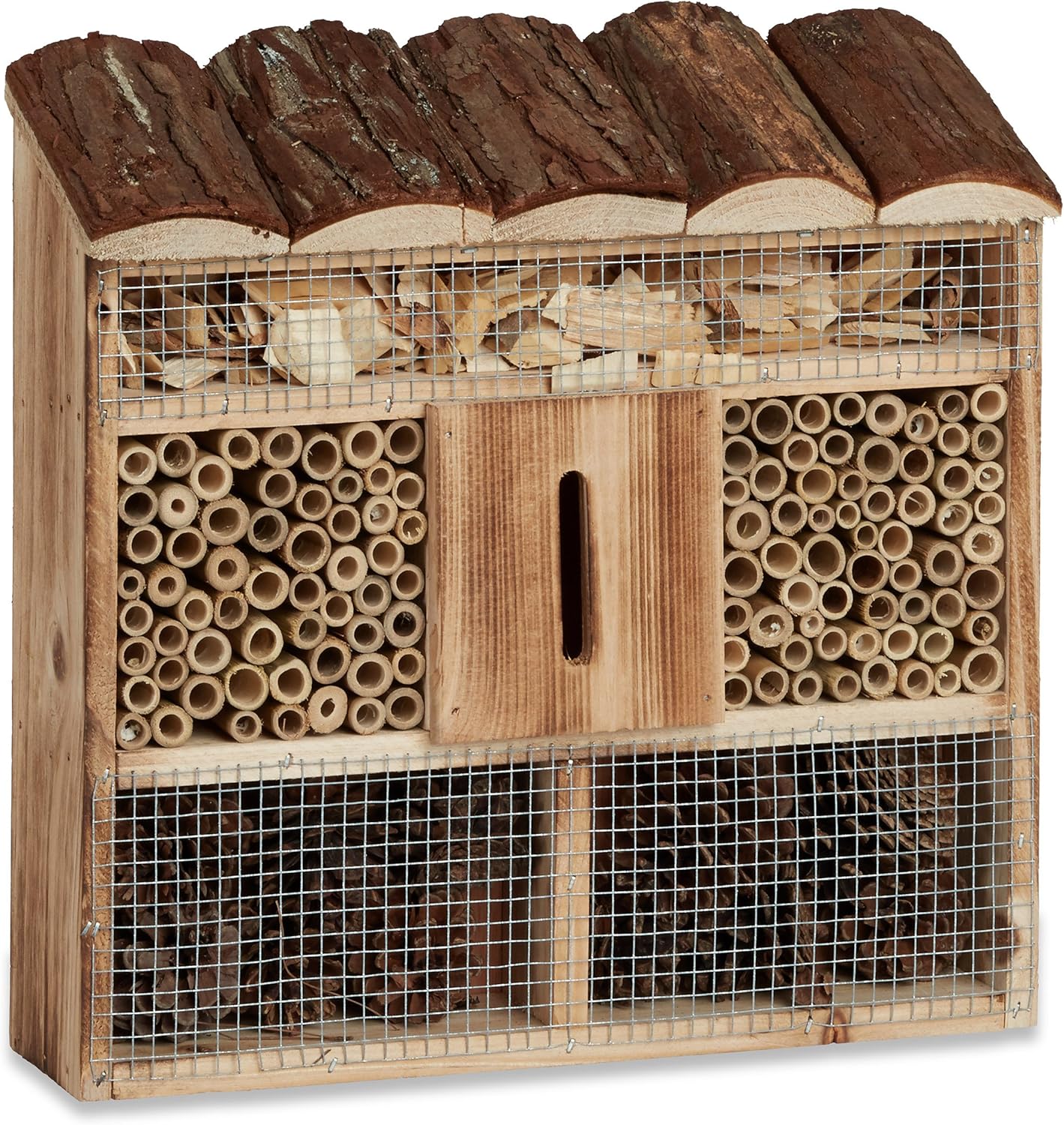 Insektenhotel zum Aufhängen (31x30,5x9,5 cm), Rechteckig