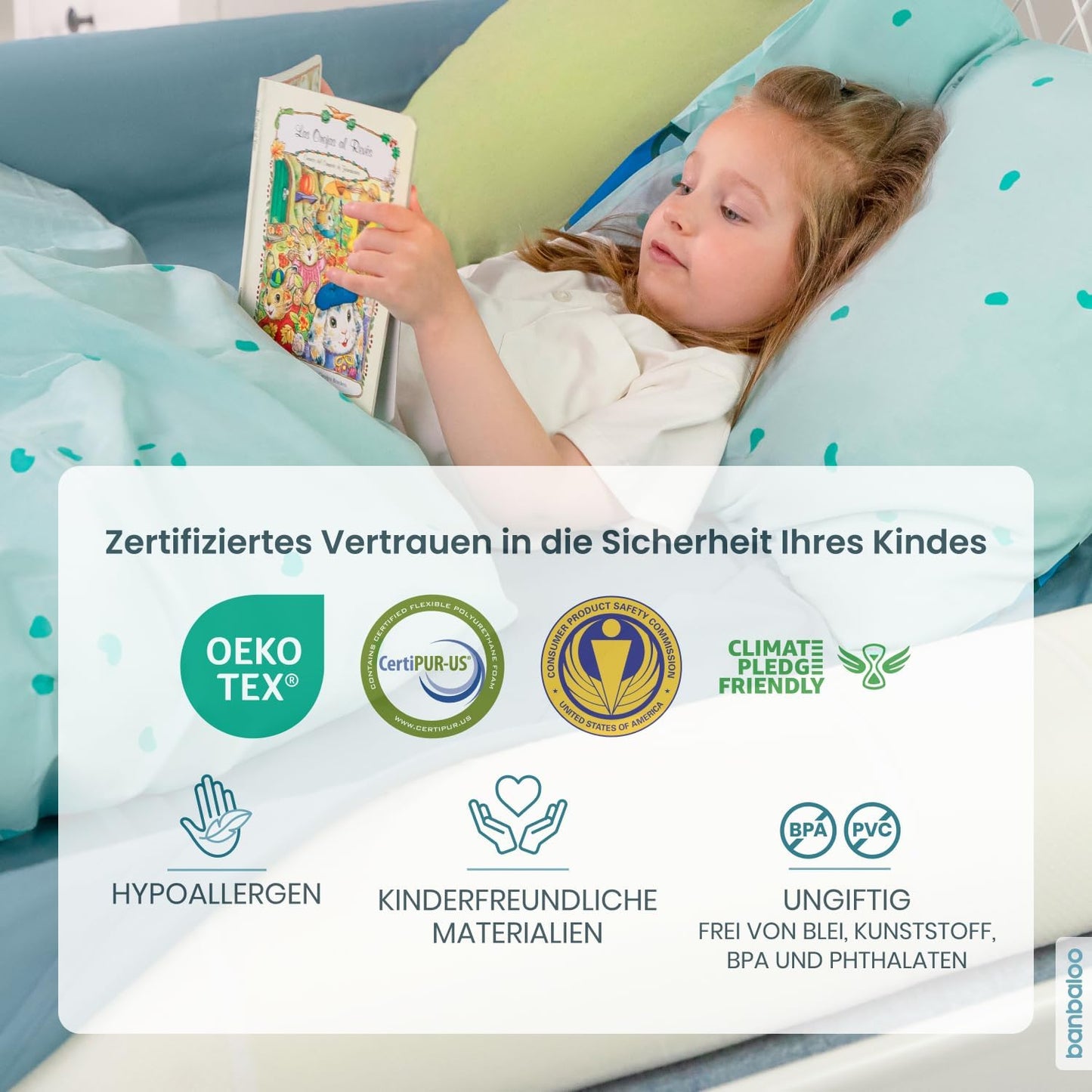 Rausfallschutz für Kinderbett, Klassisch (132cm)