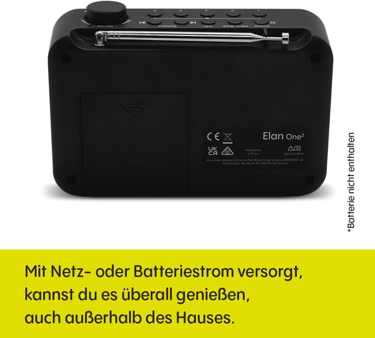 Elan One2 Radio, Schwarz Elan One2