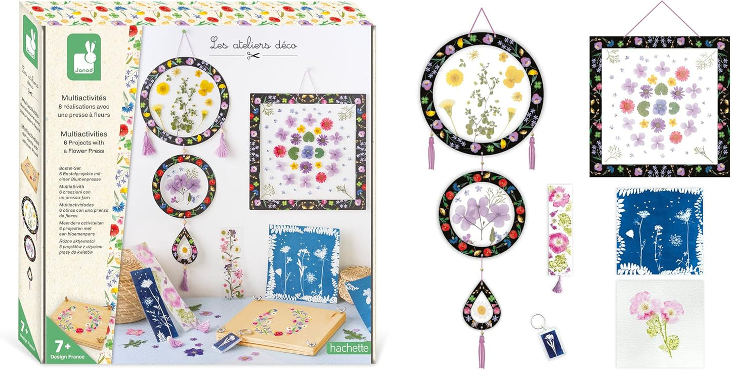 Blumenpresse Bastelset für Kinder ab 7 Jahren