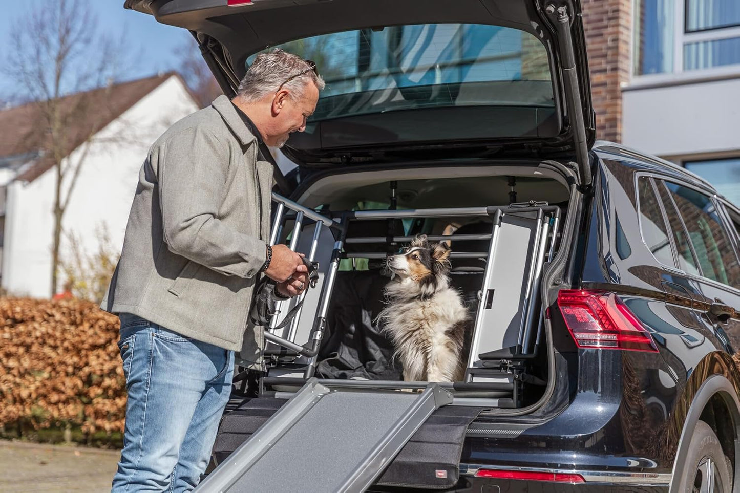 Universal-Heckgitter für Hunde, anpassbar & einklappbar