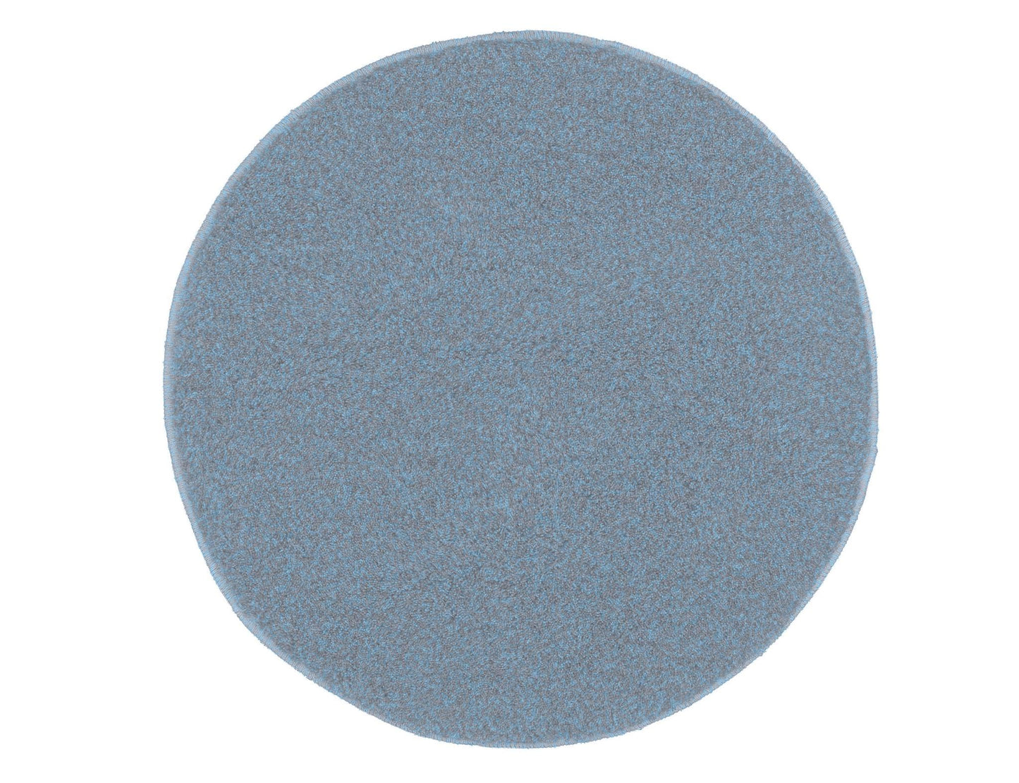 Runder Badteppich Relax, Stahlblau 100 cm (Rund)