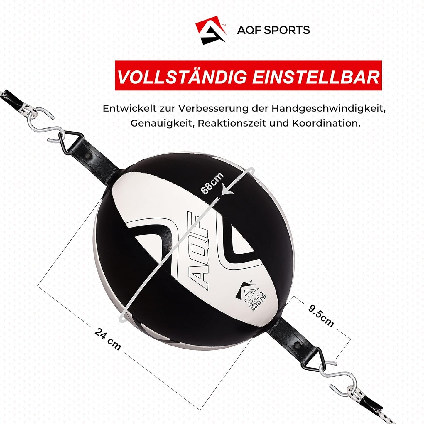 Doppelendball Boxbirne, Black & White Pro