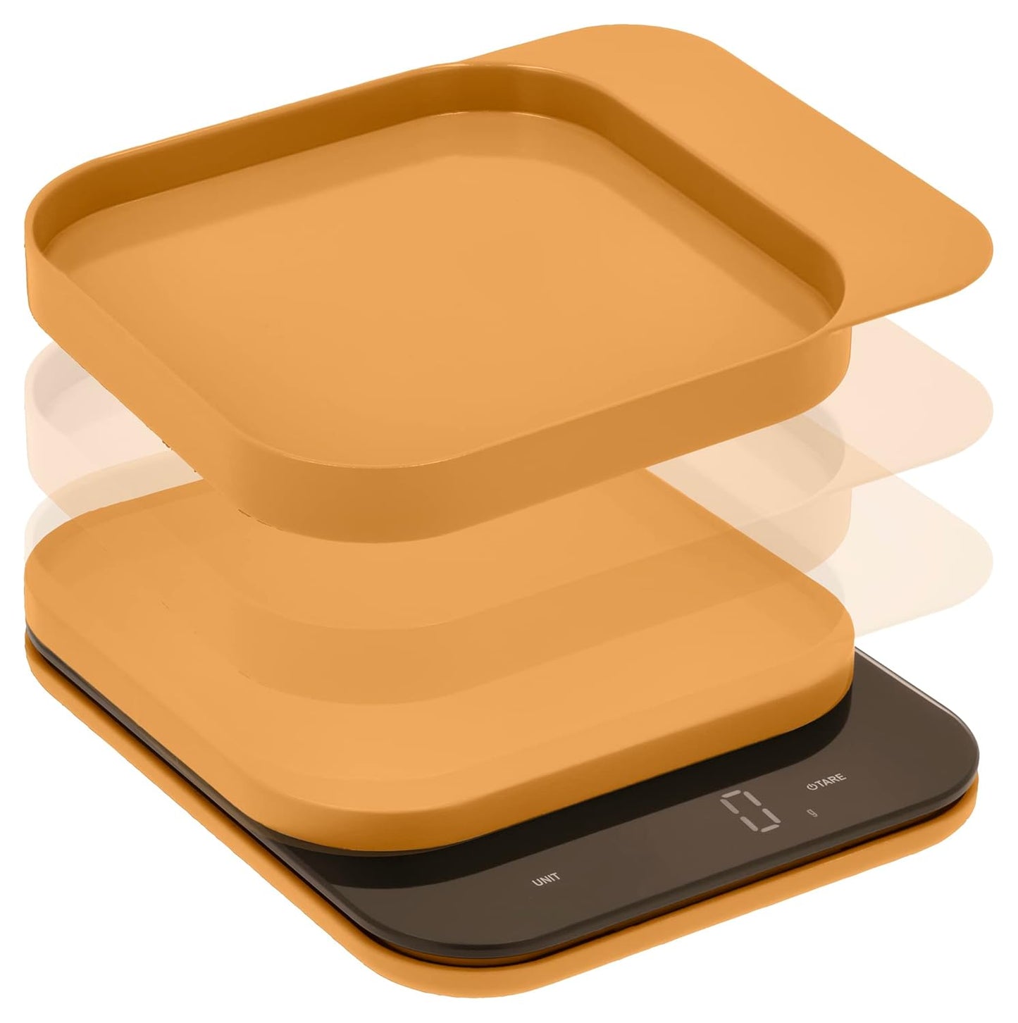 Digitale Küchenwaage mit Schüssel und Tara-Funktion, cm Curry