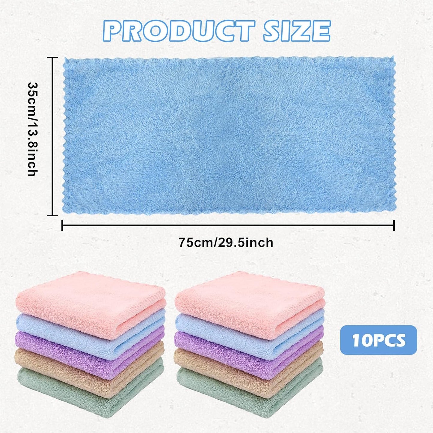 10-teiliges Haustierdecken-Set für Kleintiere