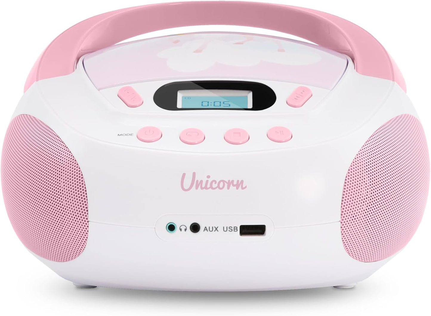 Unicorn CD-Player für Kinder, Rosa