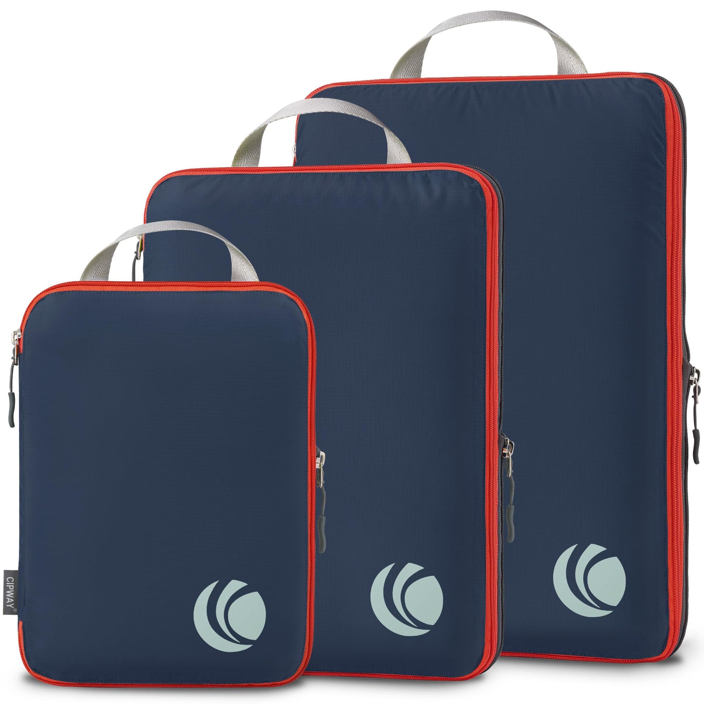 Kompression Koffer-Organizer Set, 3PCS Blau