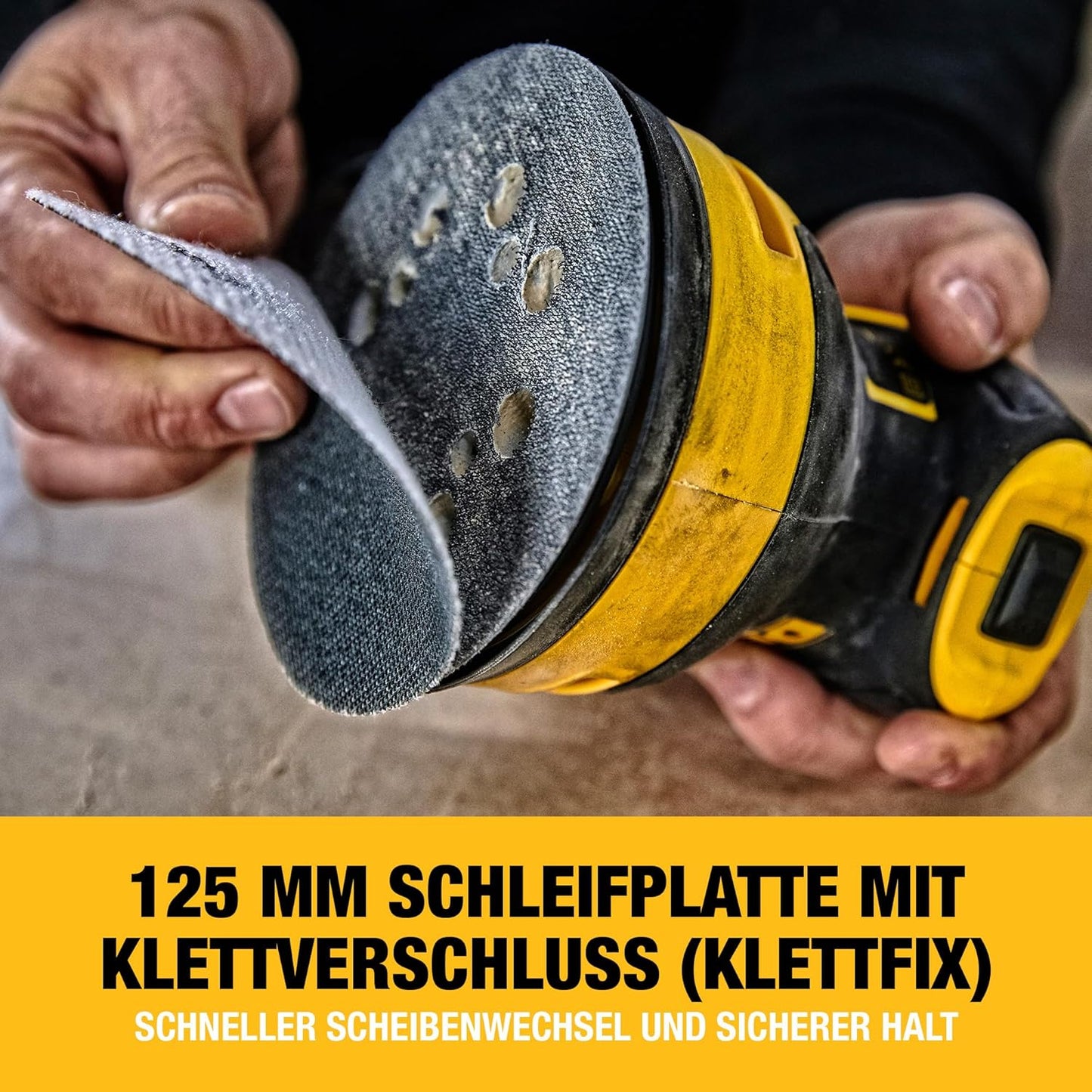 Exzenterschleifer DWE6423 mit Vibrationsdämpfung (280 W), Single