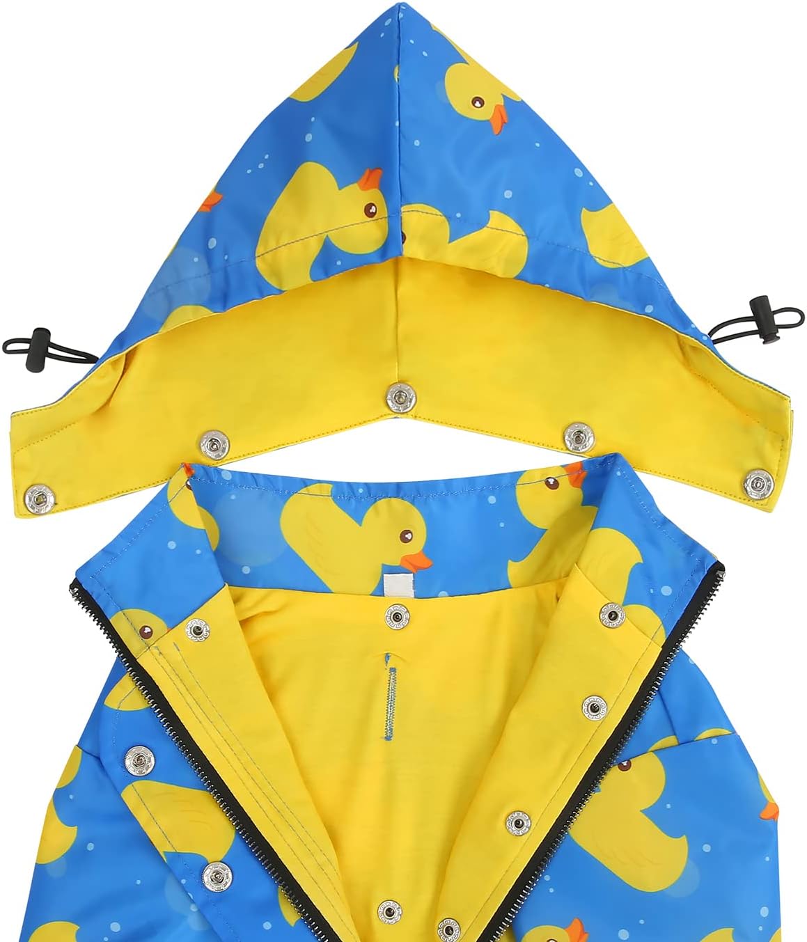 Hunde-Regenmantel mit Kapuze, XXX-Large Entenblau