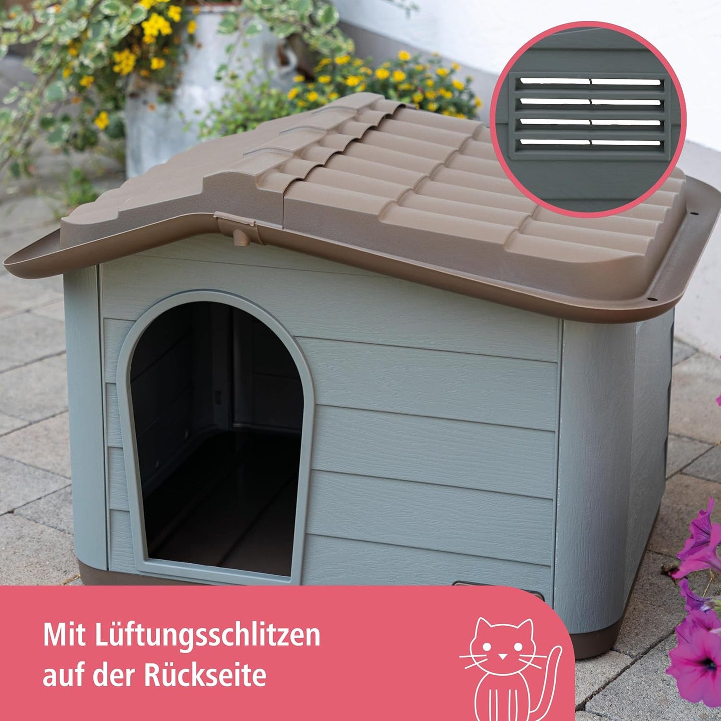 Katzenhaus Paola Eco, 60x51x41 cm