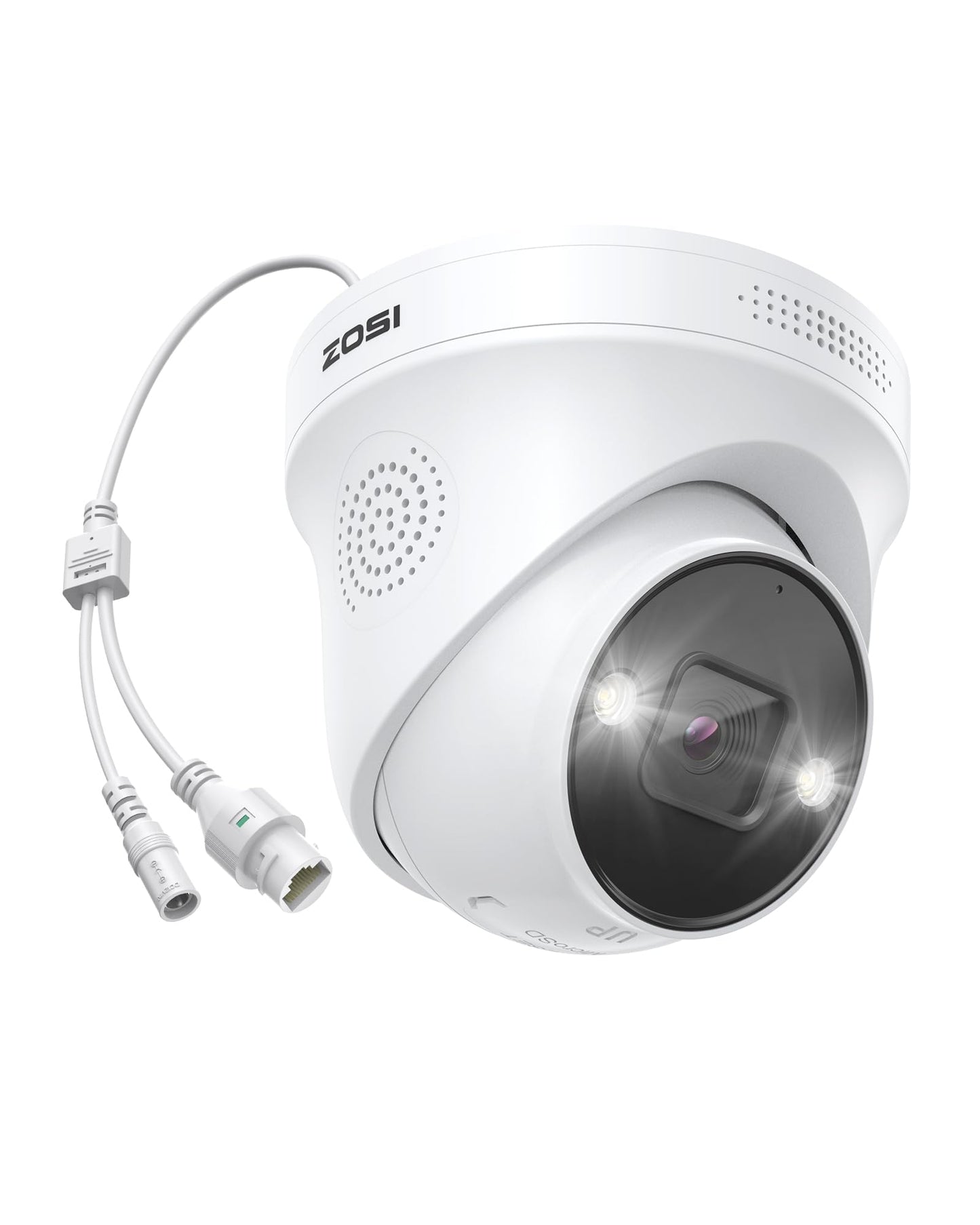 4K PoE Überwachungskamera C225 mit Personen-/Autoerkennung, Weiss 8MP