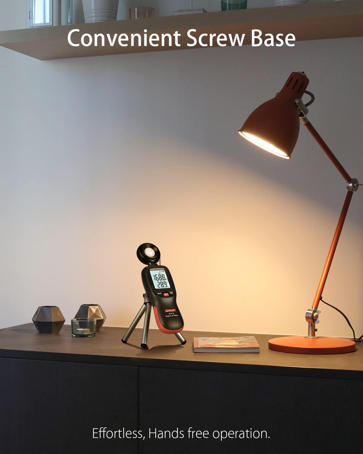Digitales Luxmeter mit Thermometer