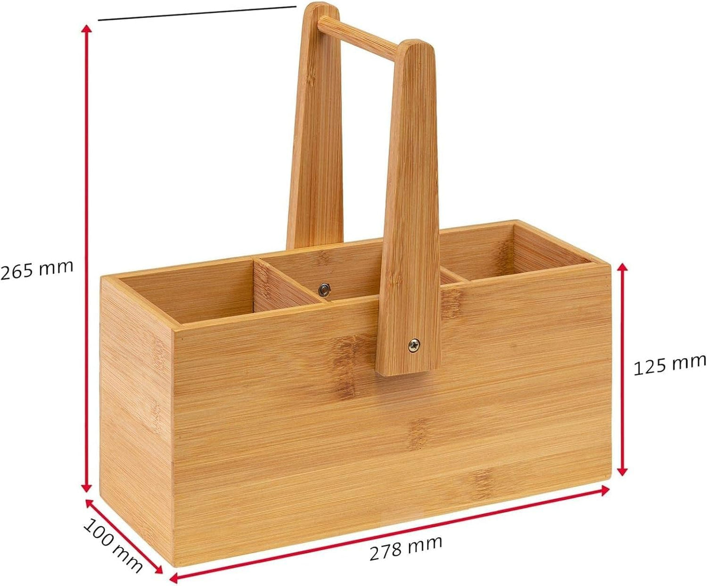 Küchen-Organizer Tapas u. Friends mit 3 Fächern, 3 Fächer