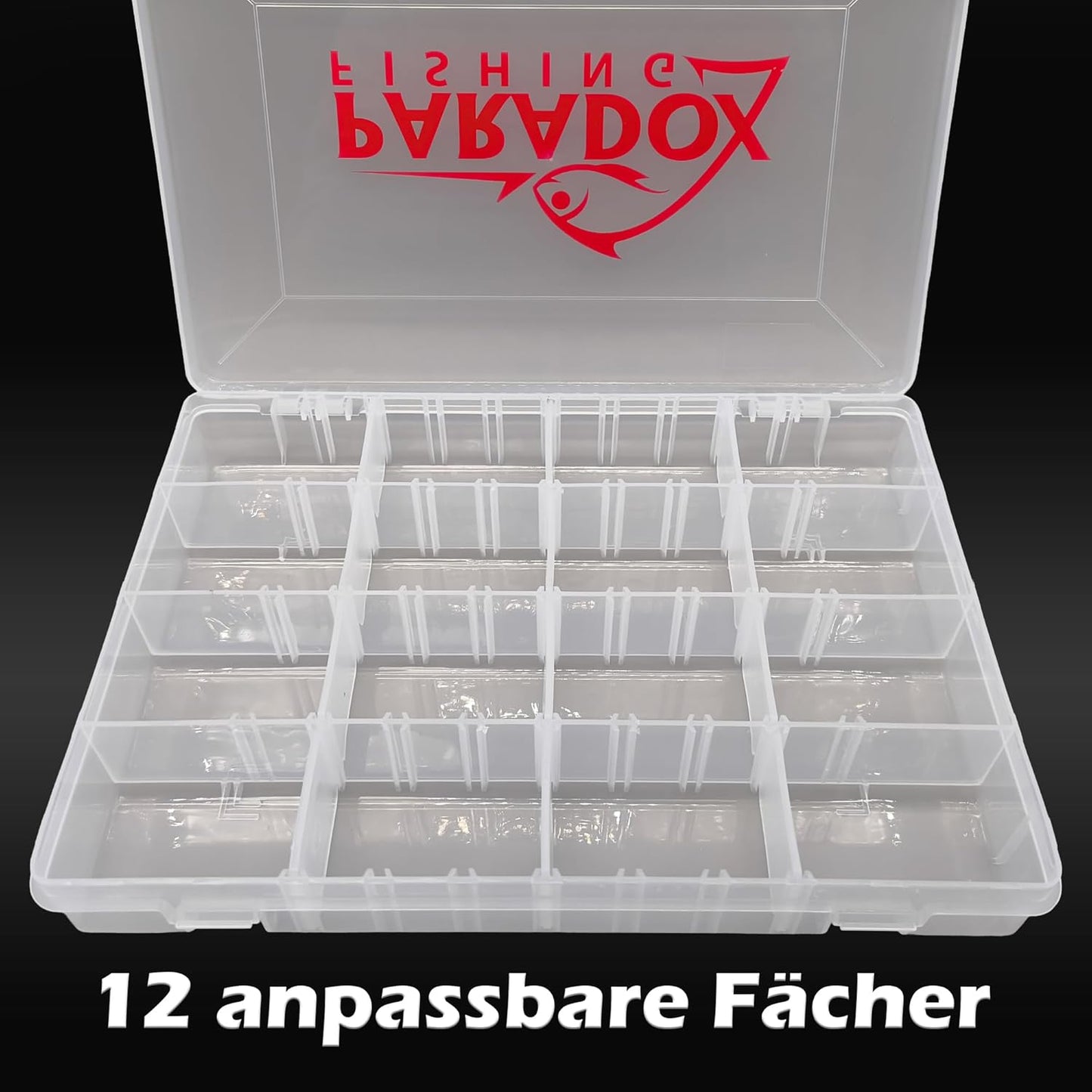 5er-Set Köderboxen-Set für Angeln, 5x normale Box