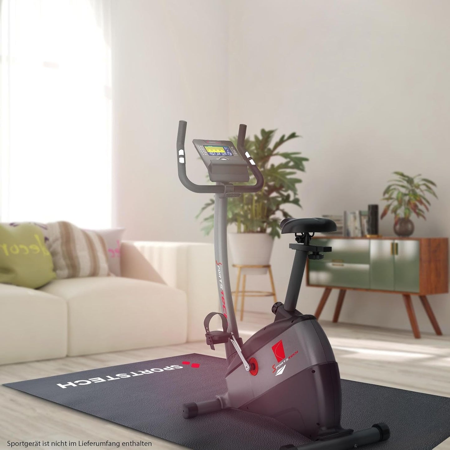 Bodenschutzmatte für Fitnessgeräte, 220L x 100B x 0.6D cm