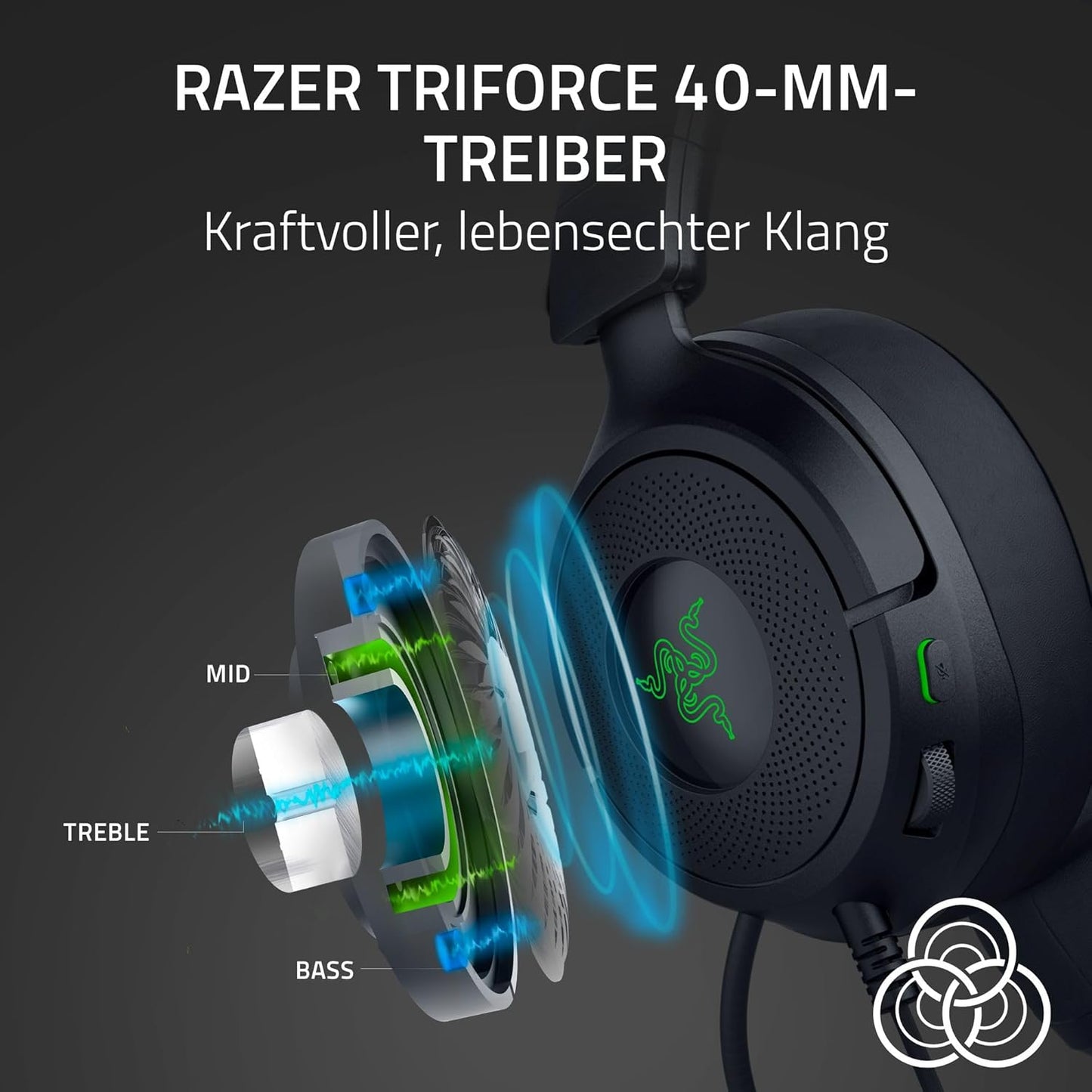 Kraken Kitty V3 X Gaming-Headset, Schwarz Kraken Kitty V3 X