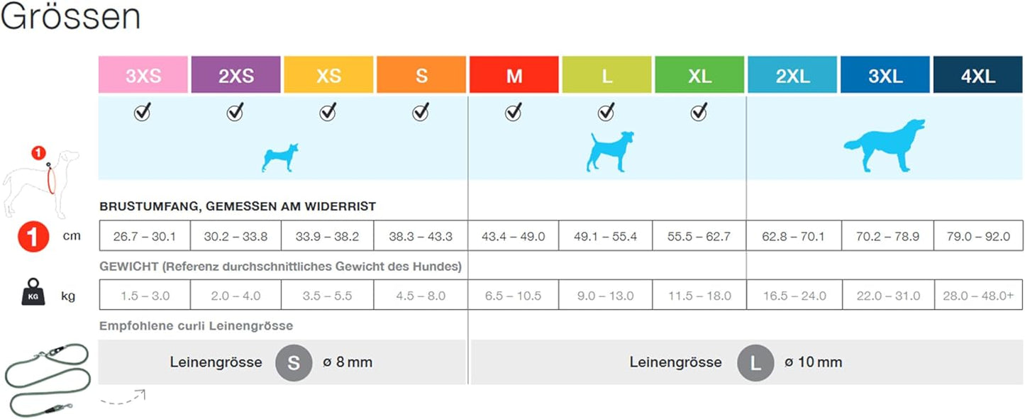 Reflektierendes Hundegeschirr, L