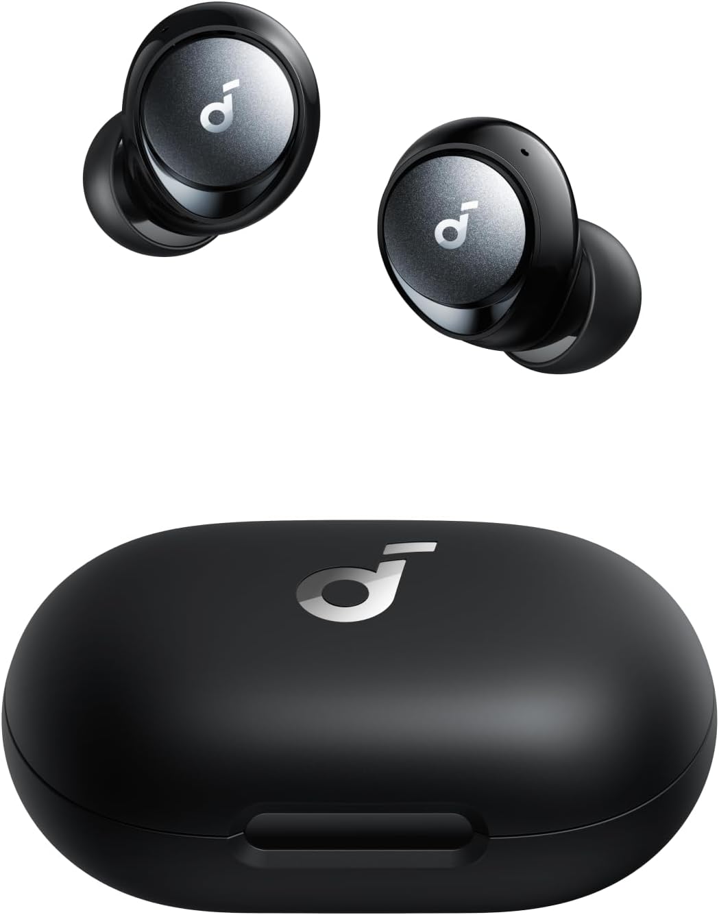 Space A40 Kabellose Earbuds mit Geräuschunterdrückung, Schwarz