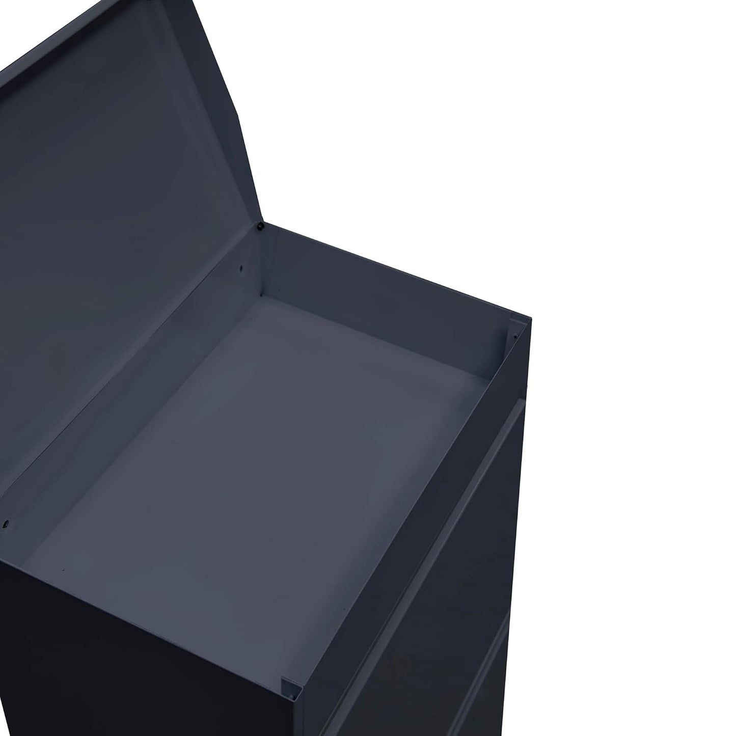 Mülltrennsystem mit Aufbewahrungsbox, Anthrazit Top - Mit Aufbewahrungsbox