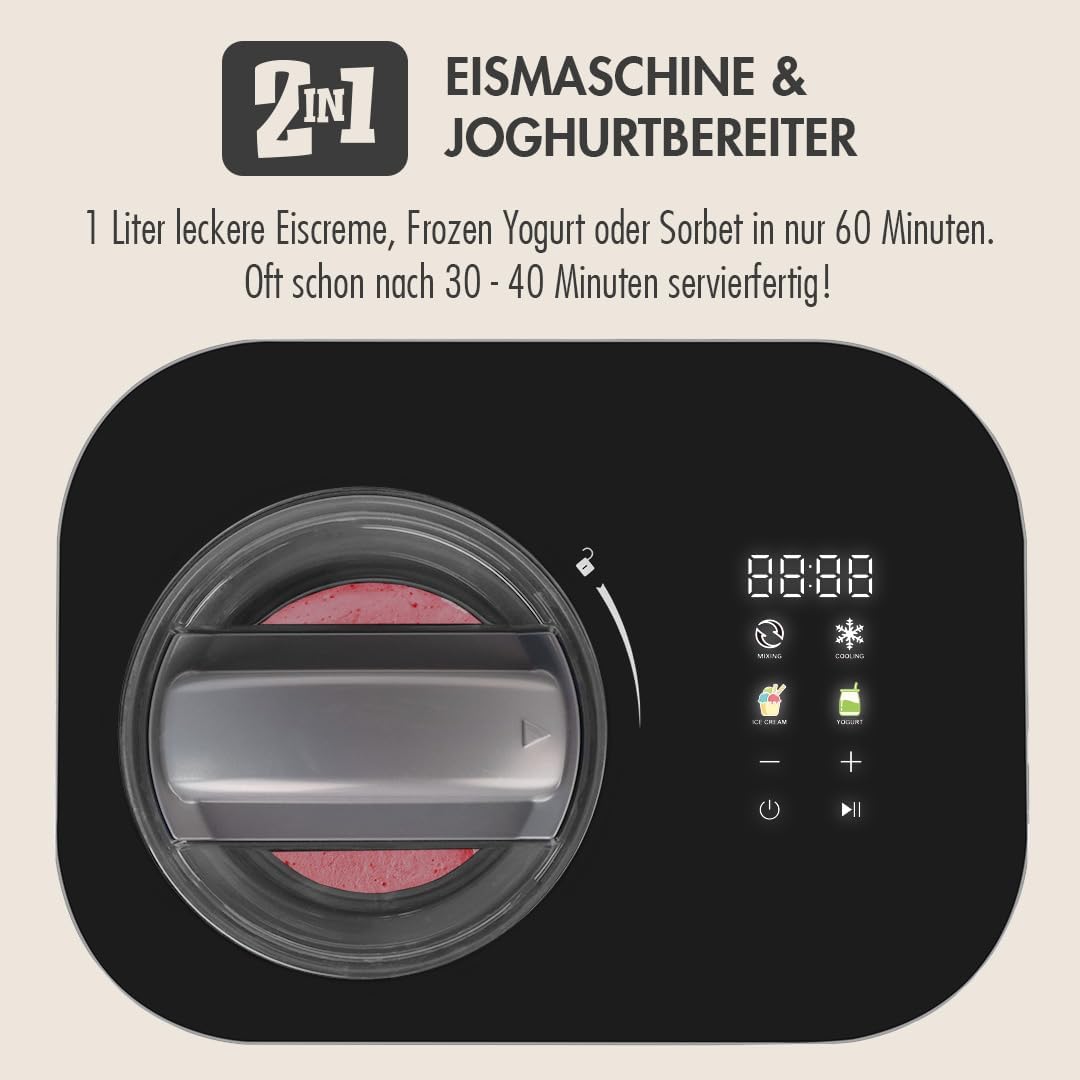 Eismaschine mit Joghurtfunktion