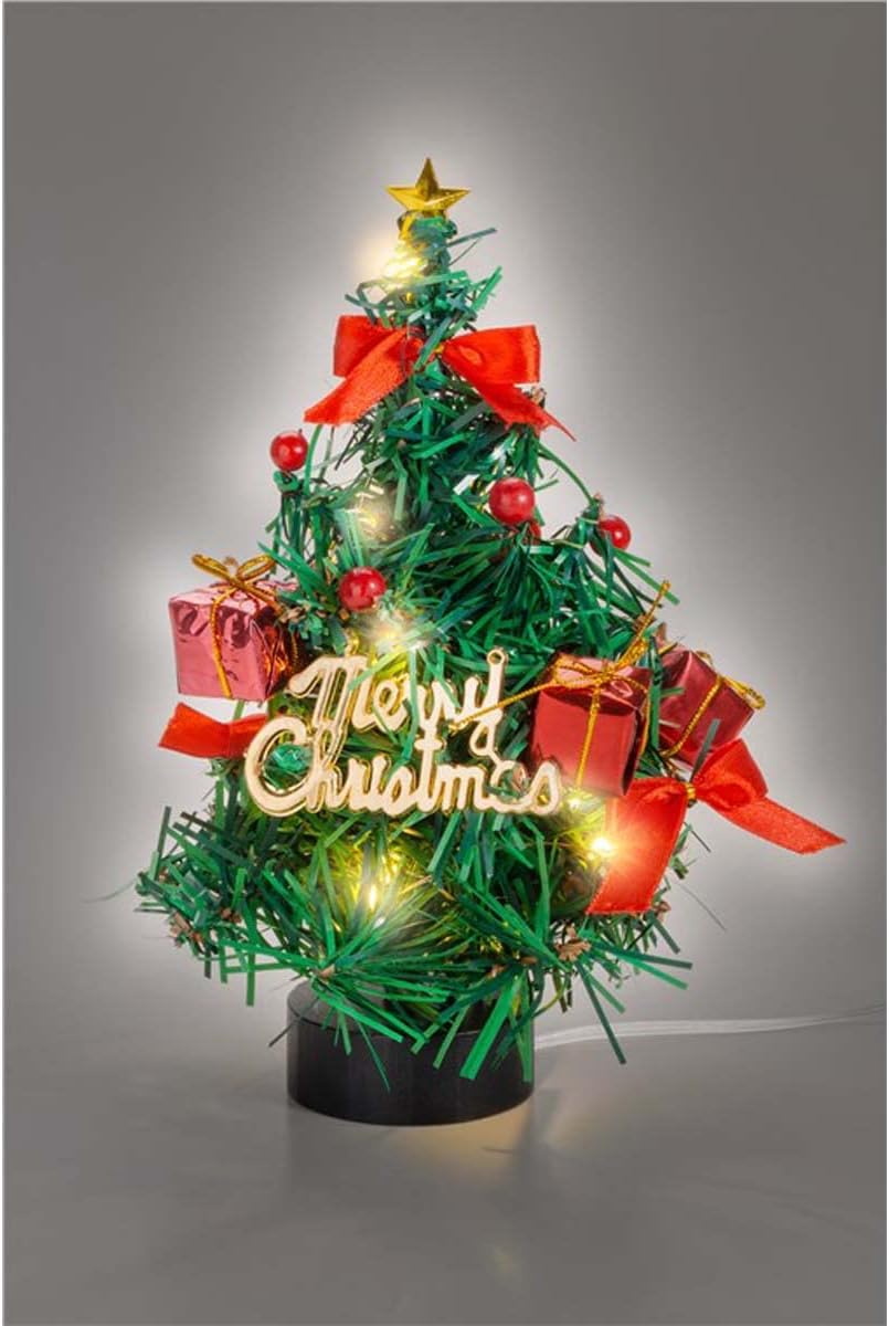 Künstlicher Weihnachtsbaum mit LED-Beleuchtung