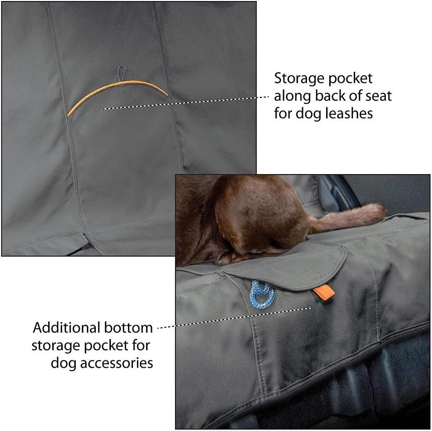 Wasserabweisende Autoschondecke Wander für Hunde, Charcoal Grey / Wander