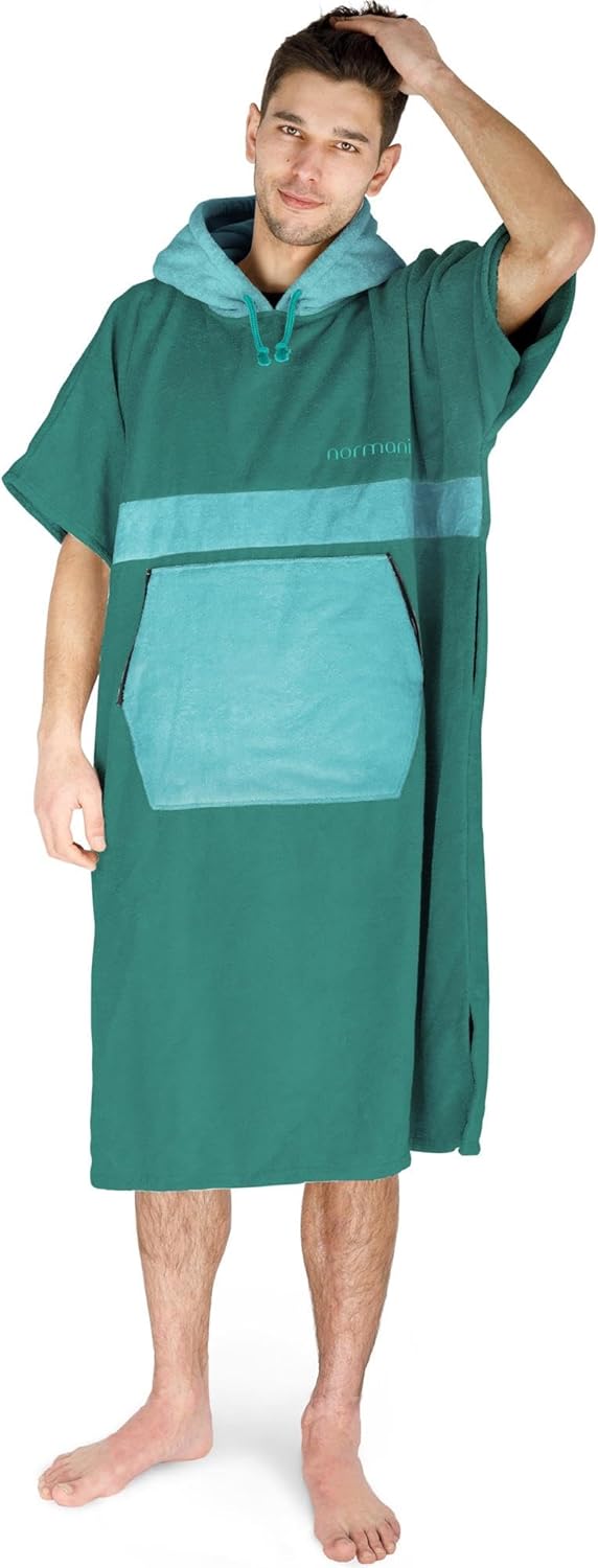Surfer Poncho, Petrol/Türkis L-XL