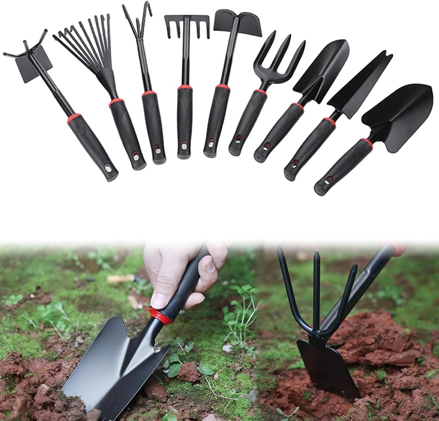 9-teiliges Gartenwerkzeug-Set