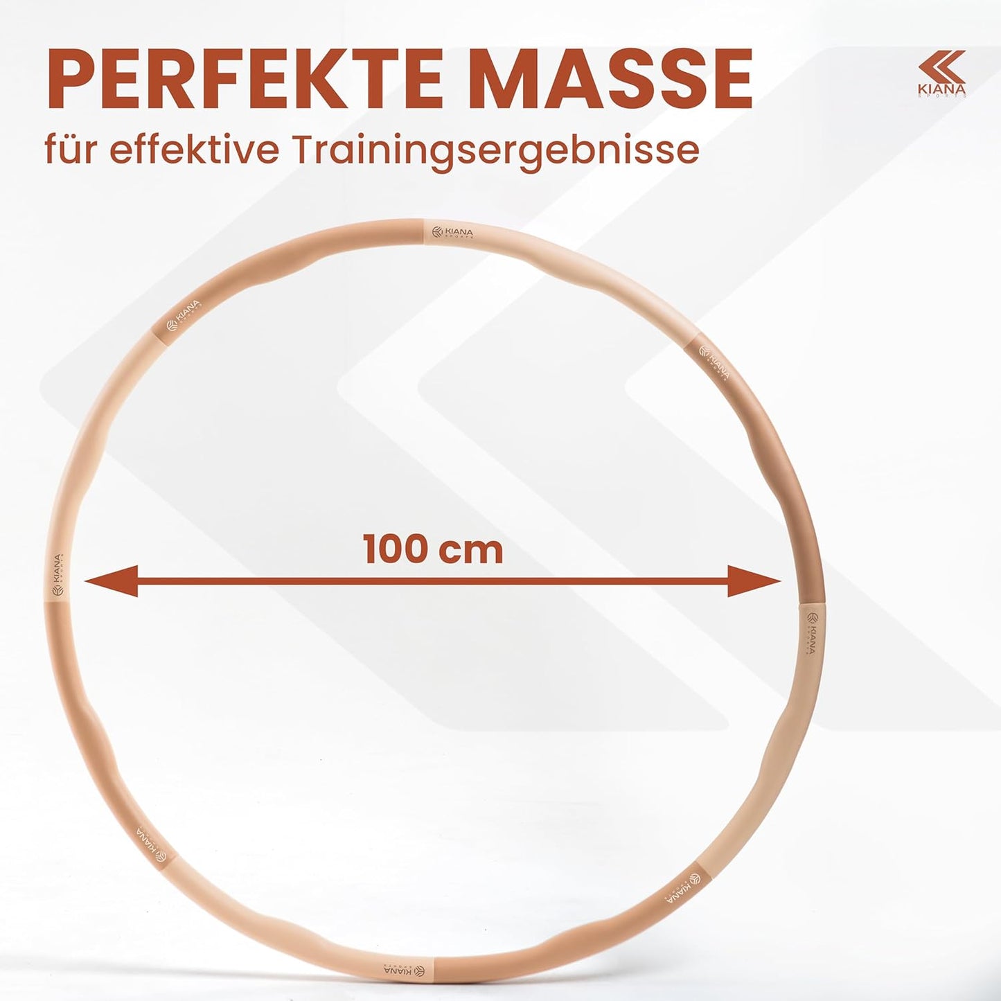 Hula Hoop Reifen für Erwachsene, Braun