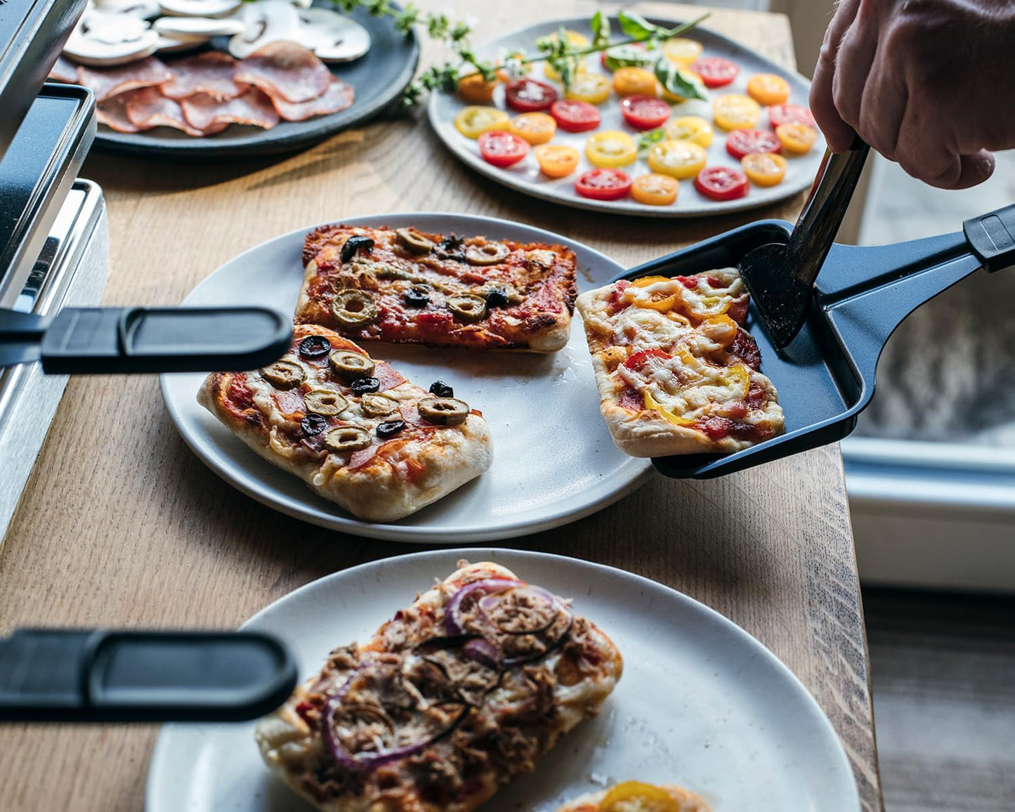 Raclette RCP 1800 mit Wendeplatte & Pizzafunktion
