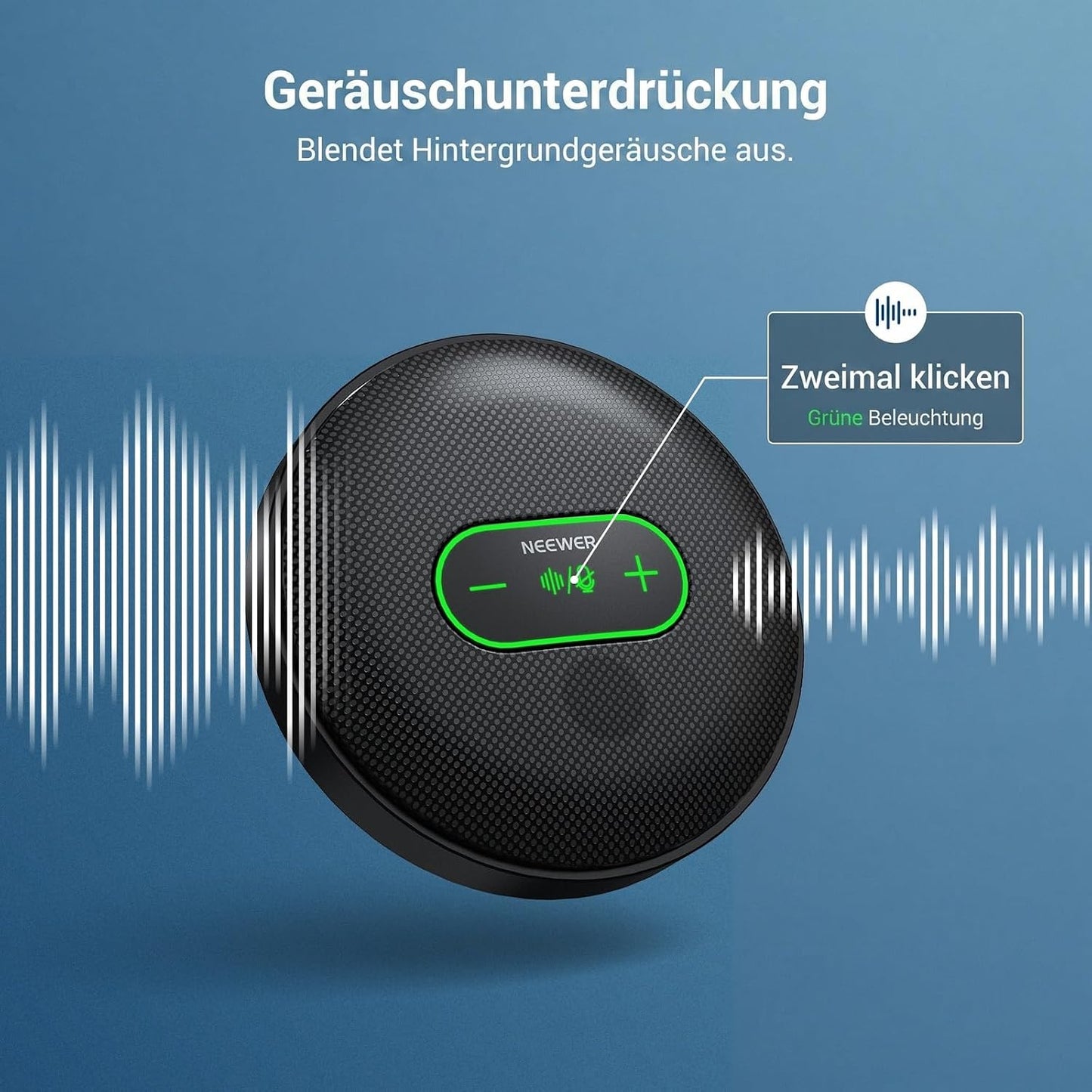 USB-Tischmikrofon mit Rauschunterdrückung, UM04