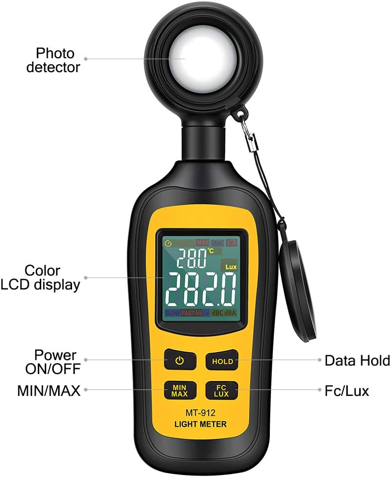 Tragbares Luxmeter