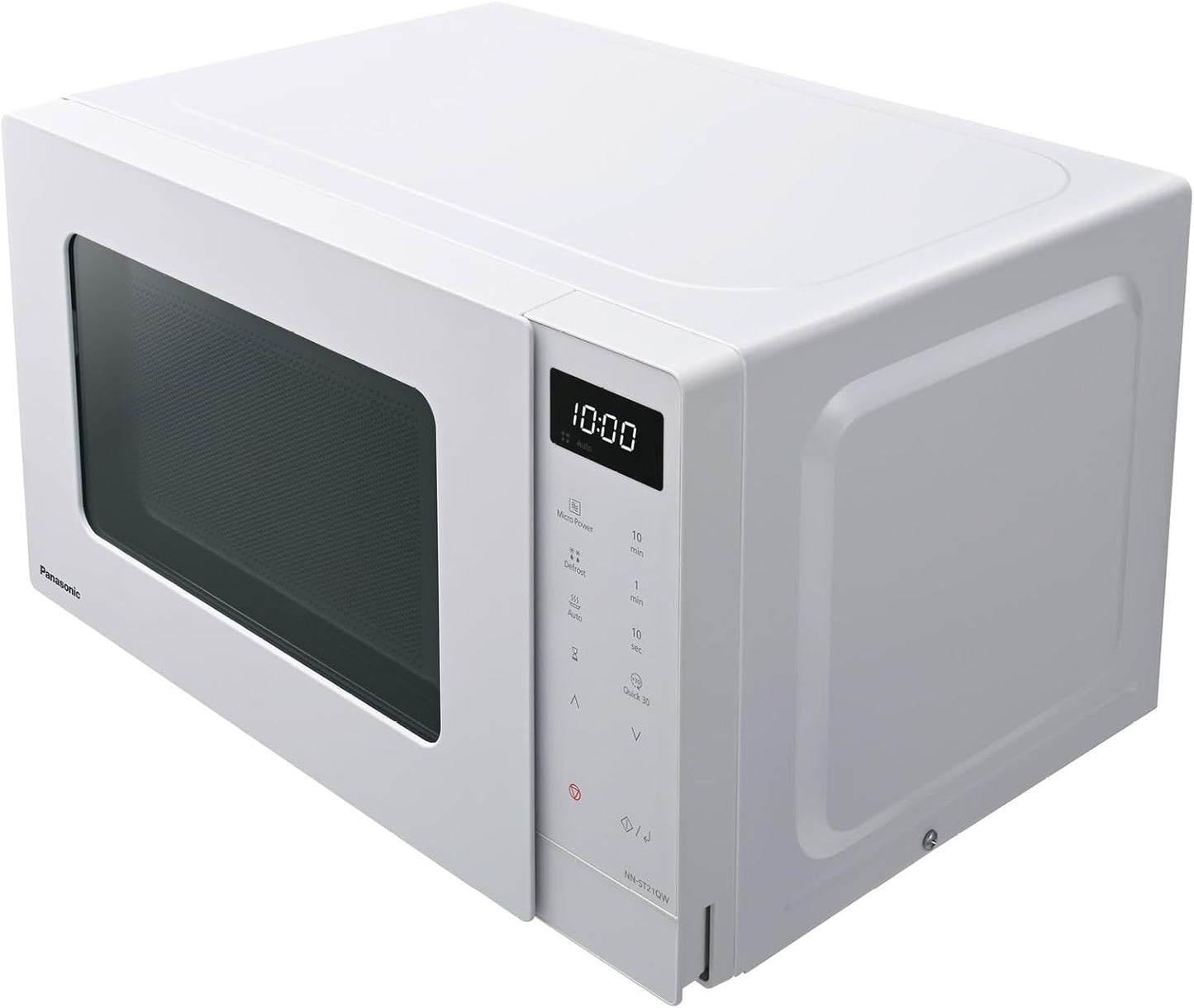 Solo-Mikrowelle NN-ST21QWEPG mit Automatikprogrammen, Solo Compact Weiß
