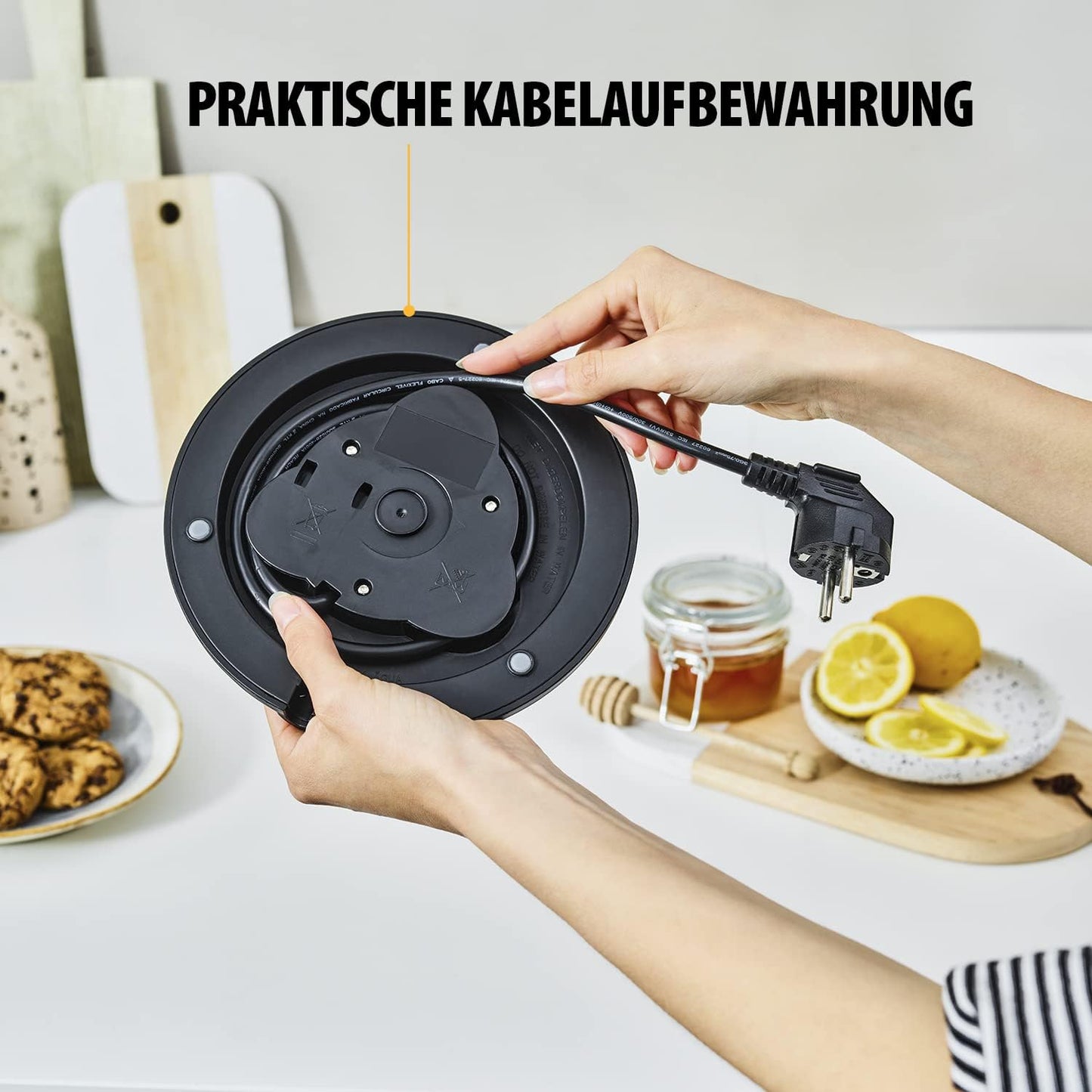 Wasserkocher WK-3403, 1,7 Liter 2200 Watt Single