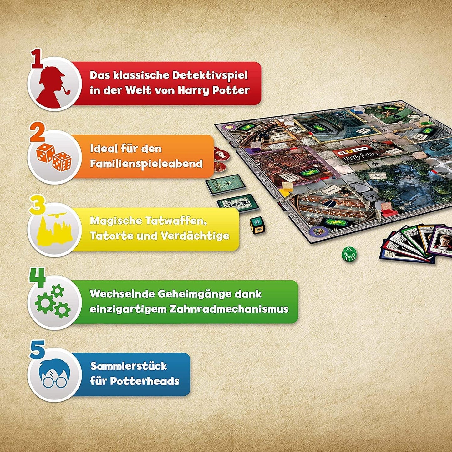 Cluedo - Harry Potter Collector's Edition, Harry Potter