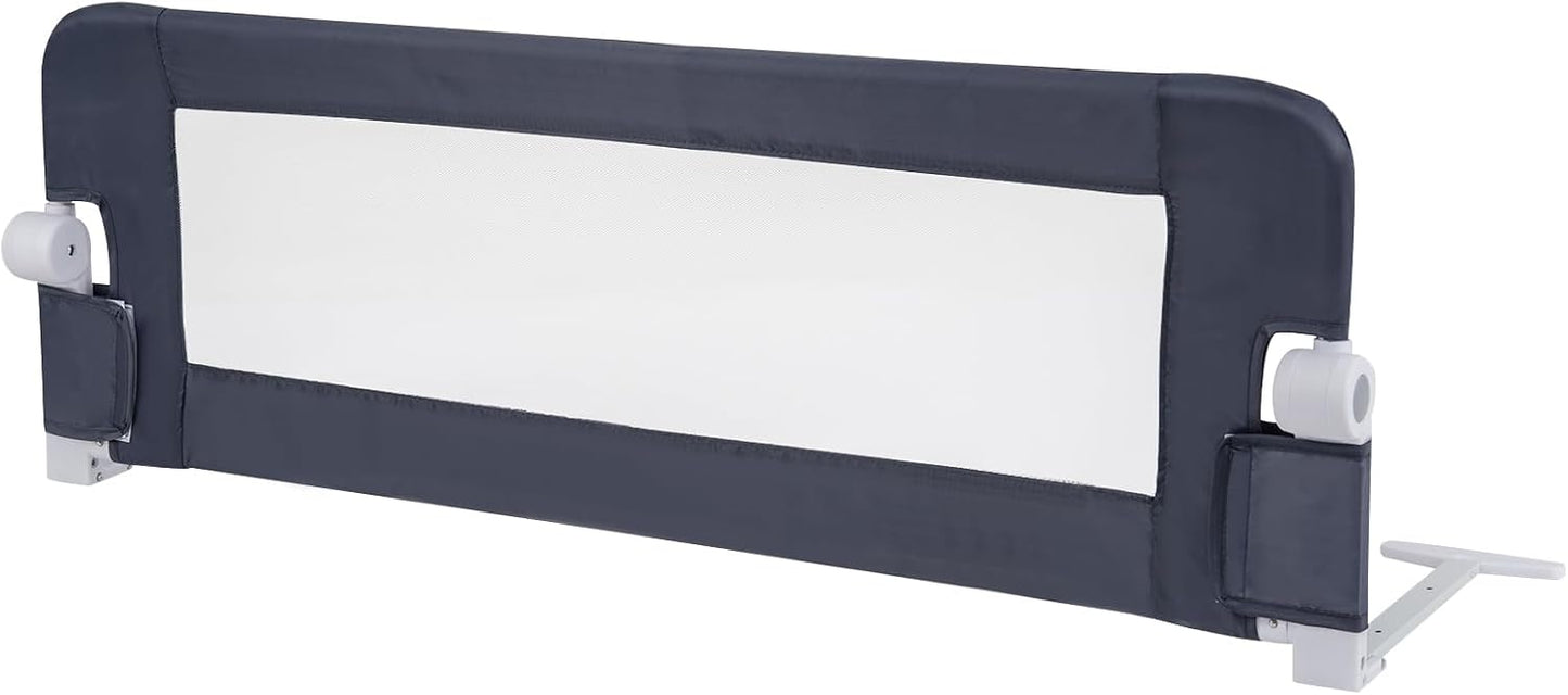 Klappbares Bettgitter, Grau / 120x42cm
