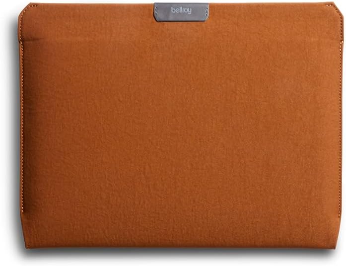 Laptop Sleeve mit Magnetverschluss, Bronze