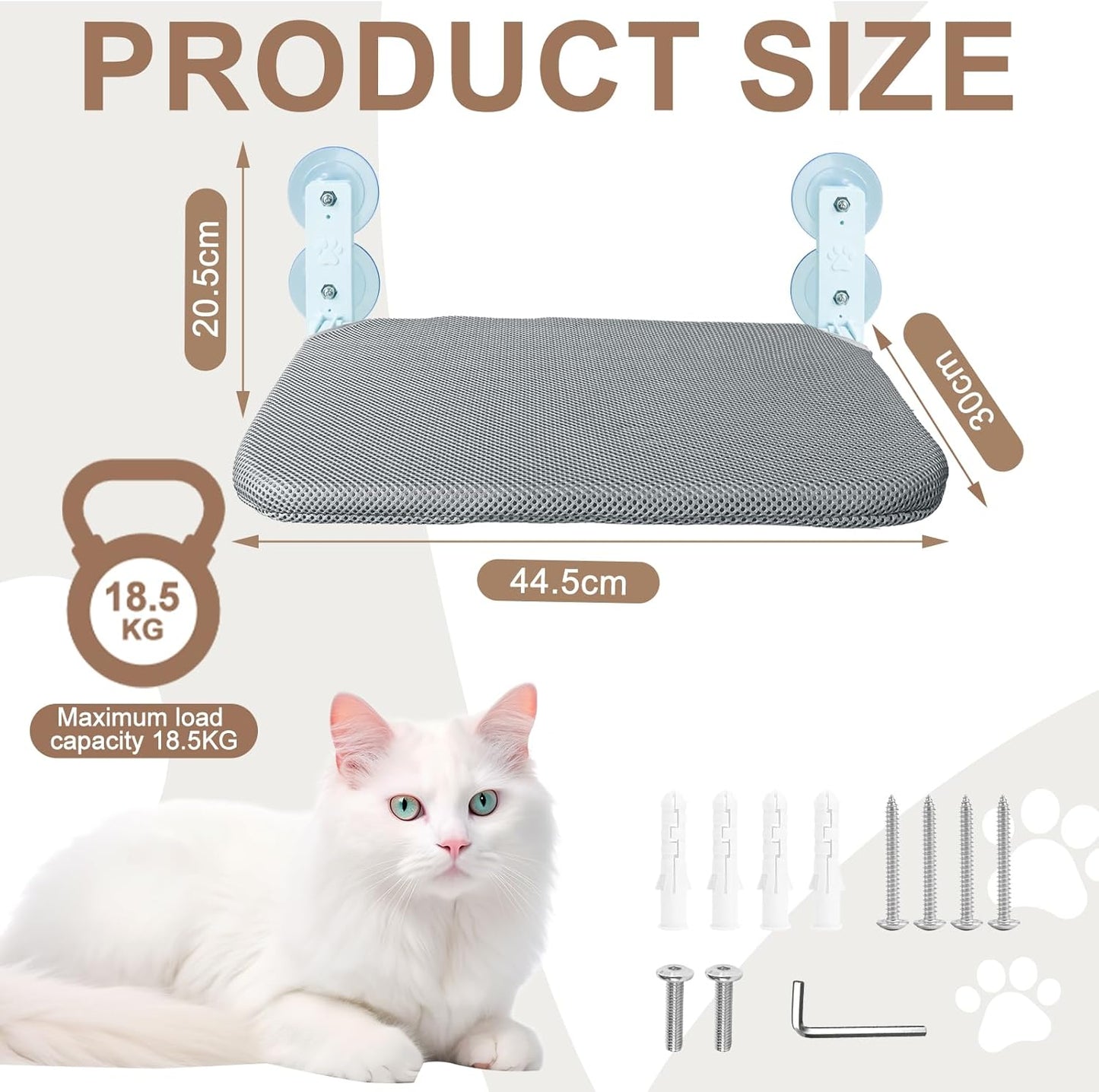 Fenster-Hängematte für Katzen