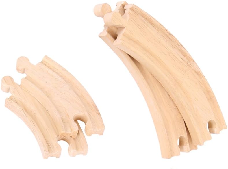 25-teiliges Holzschienen-Set