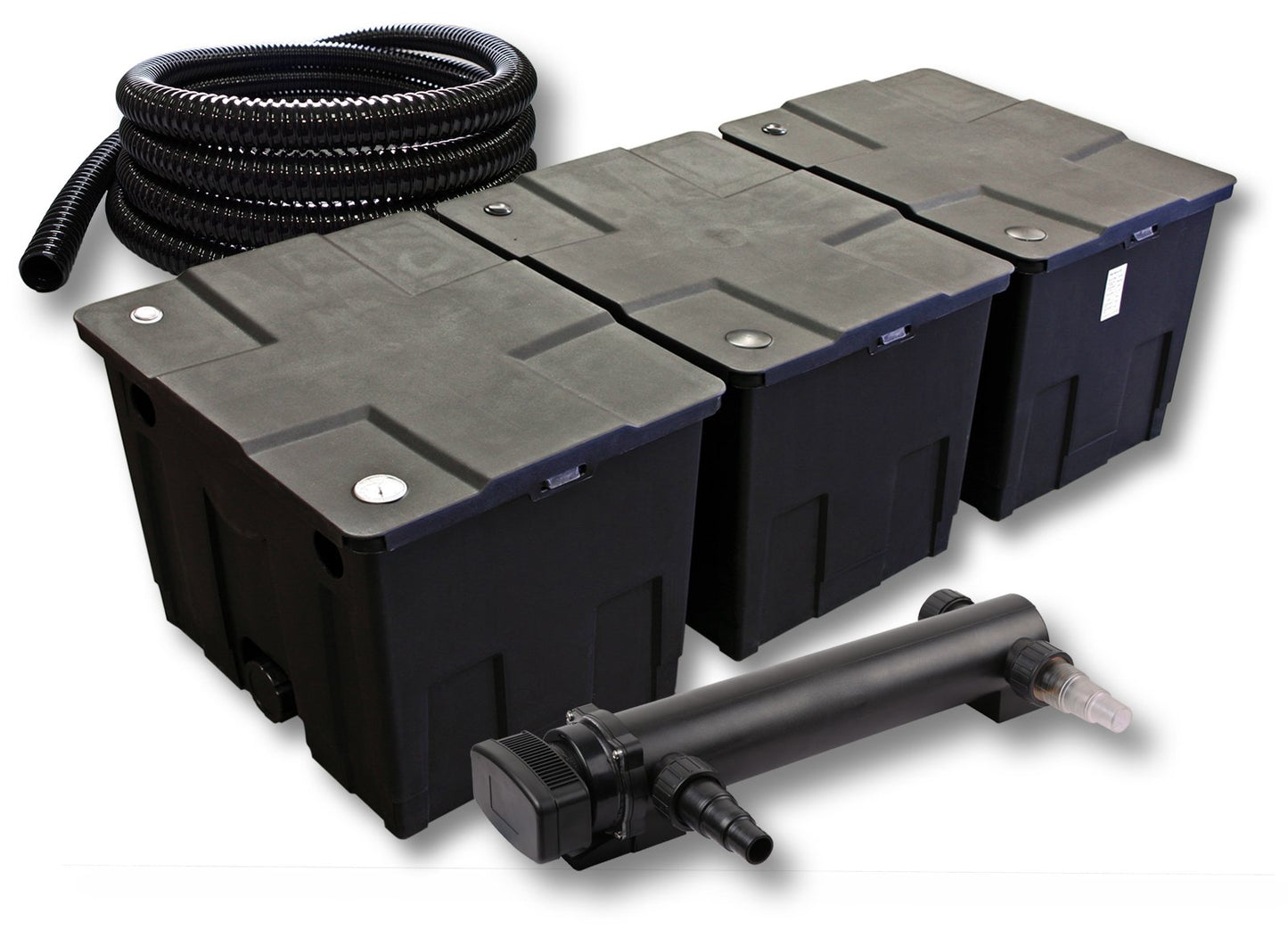 Teichfilter-Komplettset CBF-350C mit UVC-Klärer (bis 90000 L)
